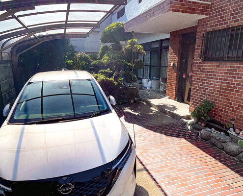 大阪府八尾市N様邸 玄関ポーチ・ガレージリフォーム工事